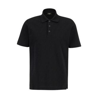 Fendi Hombre, Camisetas, Negro, Talla: L