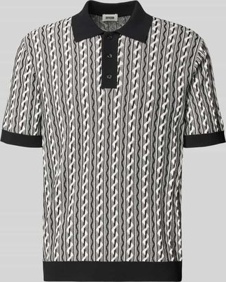 Drykorn Drykorn Regular Fit Poloshirt mit Polokragen Modell Tamian in Black, Gr&ouml;&szlig;e XXL