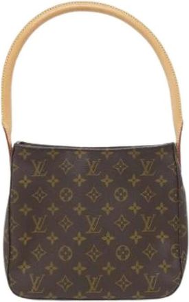 Louis Vuitton Pre-owned Shoulder Bags, female, Brown, Size: ONE SIZE Pre-owned Canvas Shoulder Bag