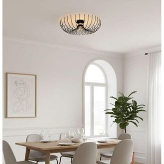 Dmora L&aacute;mpara Colgante Sepino, 525nor1294, Color Estructura, Clase Energ&eacute;tica, Negro