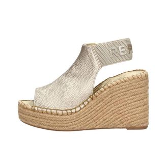 Replay Jess Tyne Wedge Sandalen - Dames - Sleehakken - Geel - 40 EU - Schoenen