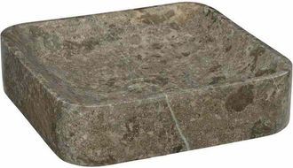 vidaXL Lavabo gris mármol 40x40x10 cm vidaXL