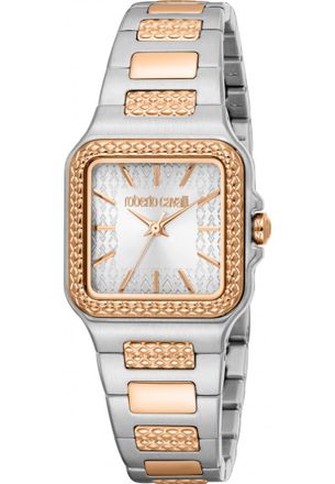 Roberto Cavalli Womens RC5L170M0065 Ladies Crest Watch - Silver - One Size