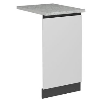 Vicco Panel Frontal Del Lavavajillas R-line, Blanco, 45 Cm, Et M&aacute;rmol