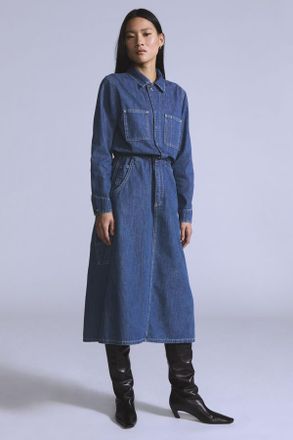 Levi's Vestido Boiler - Mujer - XL - Azul / Blue Boiler Rinse