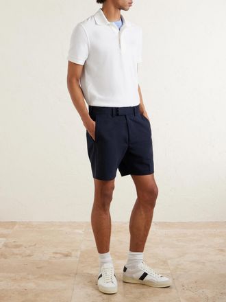 Tom Ford Straight-Leg Brushed Cotton-Drill Shorts