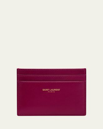 Saint Laurent Card Case in Leather