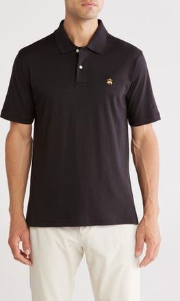 Brooks Brothers Cotton Interlock Knit Polo in Black at Nordstrom Rack, Size X-Large