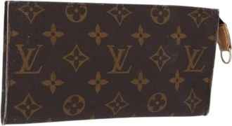 Louis Vuitton Pre-owned Wallets, female, Brown, Size: ONE SIZE Pre-owned Monogram Accessory Pouch