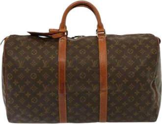 Louis Vuitton Pre-owned Weekend Bags, unisex, Brown, Size: ONE SIZE Pre-owned Keepall Bag
