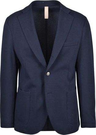Eleventy Blazer - Heren - Blazers - Blauw - XL - Katoen - Jassen