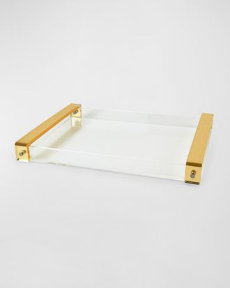 Tizo Design Lucite Tray with Handle