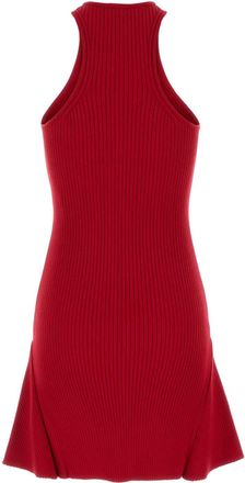 Courr&egrave;ges Womens Red Viscose Blend Dress - Size X-Small