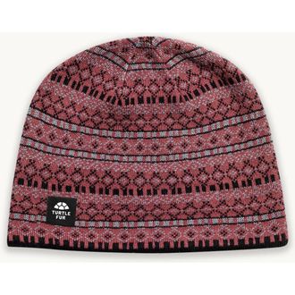 Turtle Fur Franz Merino Wool Beanie in Franz Cherry at Nordstrom