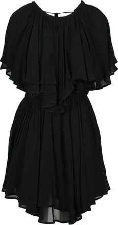 Dondup Chiffon Viscose Dress - Black