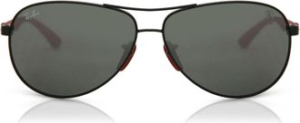 Ray-Ban RB8313M Ferrari F0096G Mens Sunglasses Black Size 61