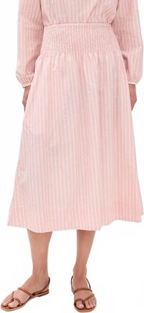 Clare Vivier Zoe Skirt In Peony