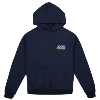 Avirex Mens Soccer League Hoodie in Navy Cotton - Size Medium