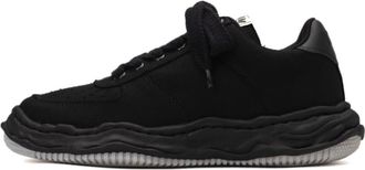 Miharayasuhiro WAYNE OG Sole Canvas Low-top Sneaker Black A10FW720-BLKBLK