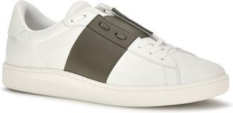 Valentino Garavani Mens Open Sneakers Bianco-Khaki Bianco/khaki