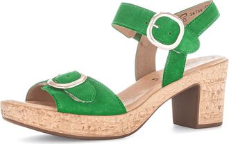 Gabor Womens Strappy Sandals, Womens Sandals, Verde 19, 5.5 UK