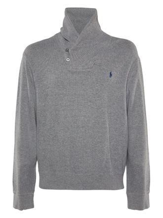 Ralph Lauren pre-owned high-neck sweater - Grey
