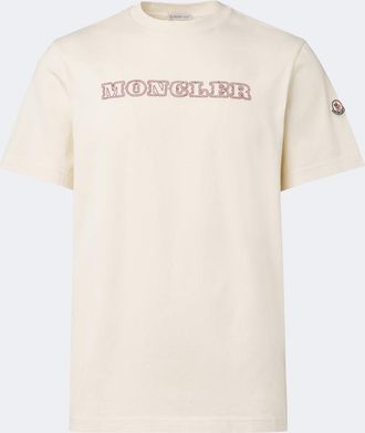 Moncler T-shirt in jersey di cotone con logo