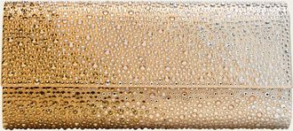 Judith Leiber Perry Ombre Crystal Flap Clutch Bag