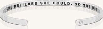 Mantra She Believed She Could, So She Did bracelet in Inside - Silver at Nordstrom
