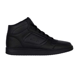 Slazenger Heren Tower Leren High Top Trainers (Zwart)