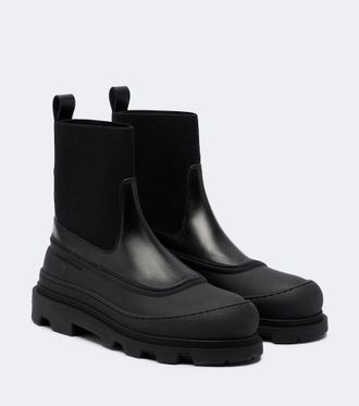 Moncler Vera leather ankle boots