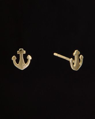 Italian Gold, Inc 14K Italian Gold Anchor Studs
