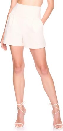 Susana Monaco High Waist Corset Shorts in Blanched Almond at Nordstrom Rack, Size X-Small