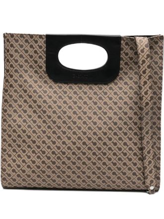 Gherardini patterned tote bag - women - Polyurethane/PVC - OS - Brown