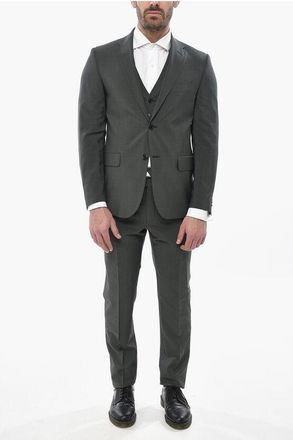 Corneliani CODE 3-Piece Mohair Blend Suit EVENT size 50