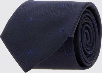 Gucci Cravatta in seta con monogramma GG