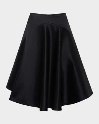 J.W.Anderson Tipped Hem Satin Skirt