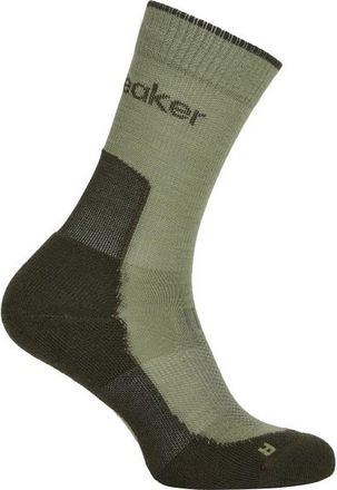 Icebreaker Merino Hike+ Light Crew Wandersocken f&uuml;r Damen | oliv