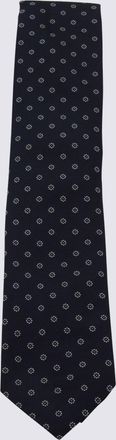 Ermenegildo Zegna Navy Silk Tie