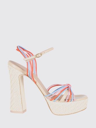 Malone Souliers Sandalo con plateau Lucille in nappa