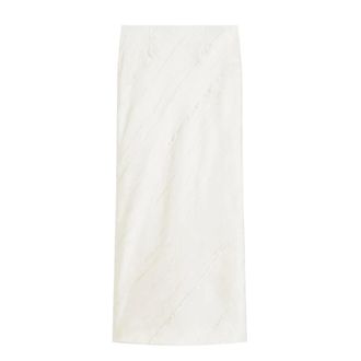Sportmax Rokken, Dames, Beige, 2Xs, Polyester, Ruta Pencil Skirt