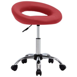 vidaXL Sedia Da Pranzo Girevole Rosso Vino In Similpelle - Vidaxl