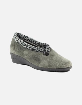 Lunar Womens Paloma Womens Slippers - Grey - Size: 5