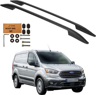 OEM Barras De Techo Ford Transit Courier Desde 2014-2023 Aluminio Negro S&oacute;lido