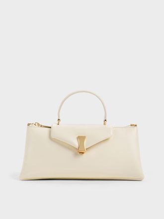 Charles & Keith Lilibet Elongated Top Handle Bag