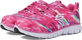 Skechers Womens Skechers Sure Track Hot Pink EH Composite Toe Work Shoes JOBB424