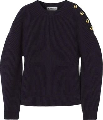 Lanvin Felpa a coste - Nero