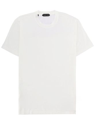 Tom Ford Lyocell-Cotton Crew Neck T-Shirt