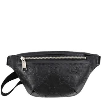 Gucci Pre-owned Sling Bag - Heren - Pre-owned - Zwart - Maat: ONE Size Leer