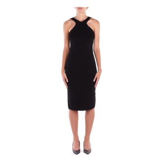 Ralph Lauren Zwarte jurken - Dames - Casual kleedjes - Zwart - M - Nylon - Kleedjes
